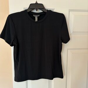 Banana Republic Black Fitted Short Sleeve T-Shirt
